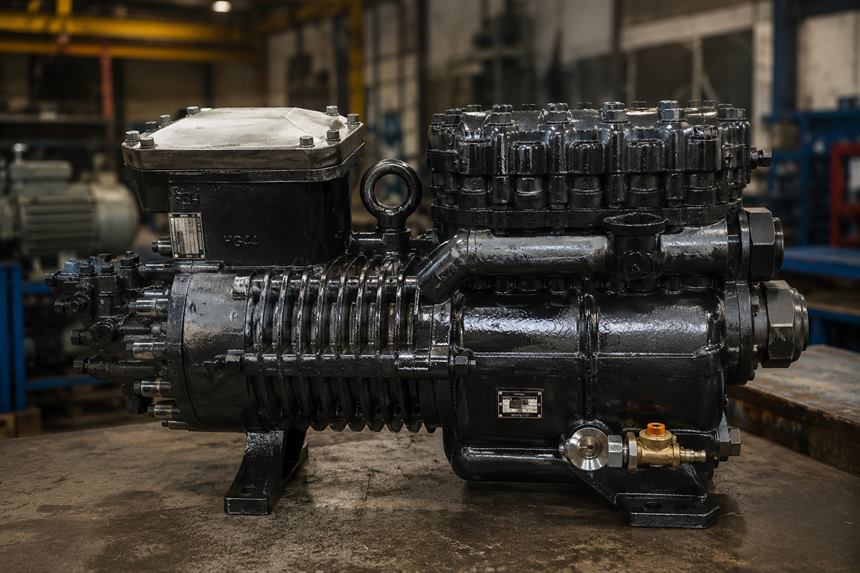Electric motor repair work in our workshop